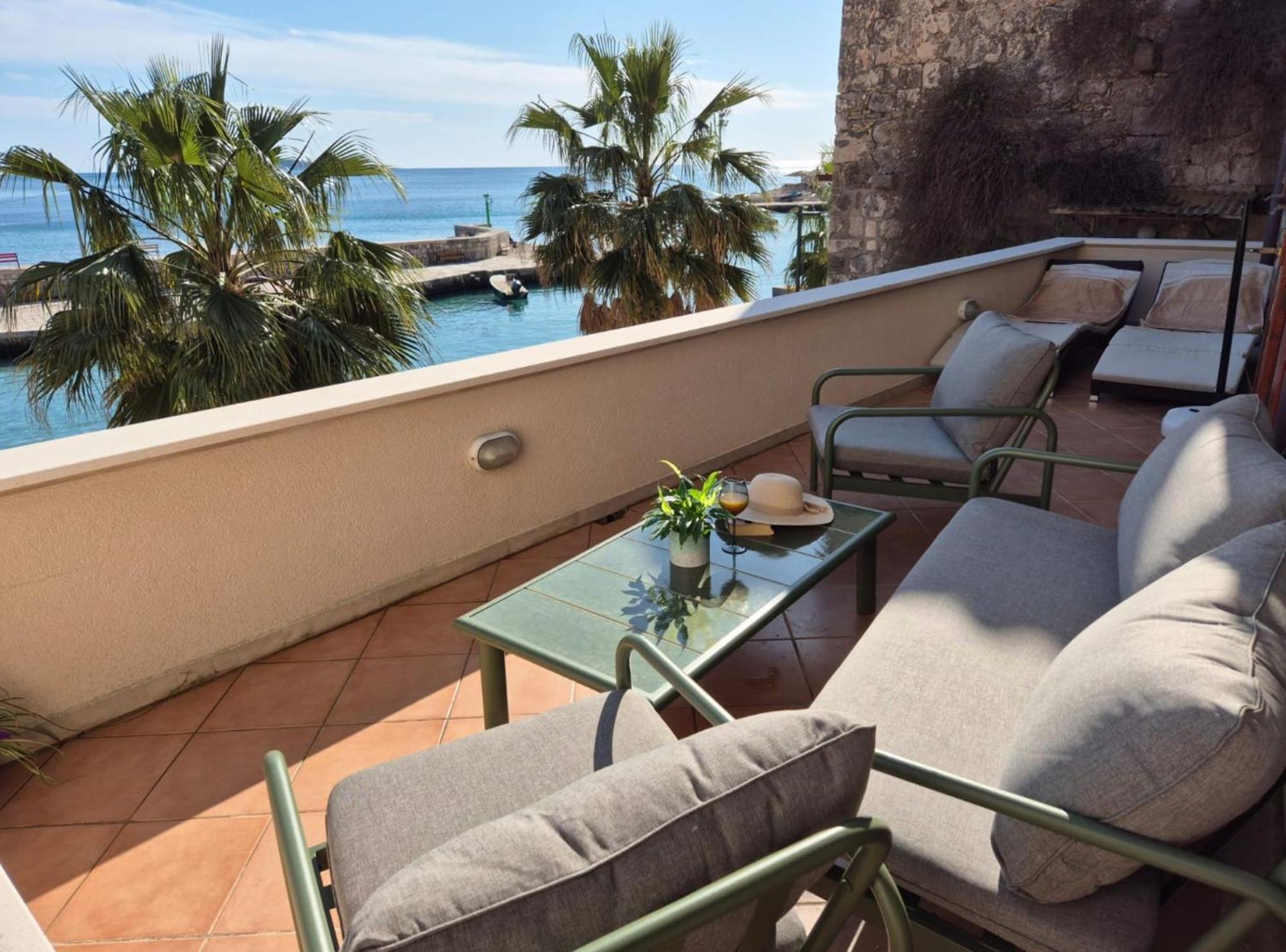 Villa Ana Apartments Mlini Bagian luar foto